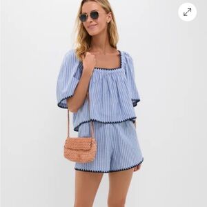 Tuckernuck Blue Stripe Whipstitch Kieran Short